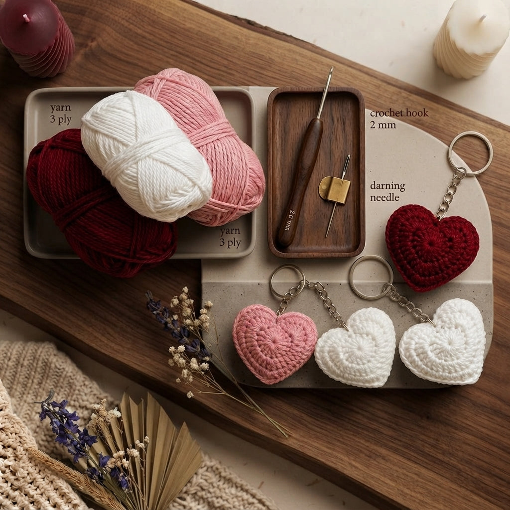 Cute Bag Charm Keyring | Amigurumi PDF Guide