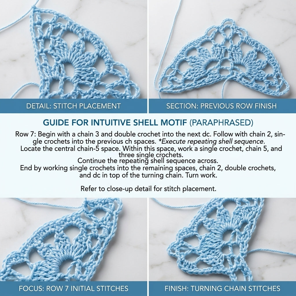 Lace Boho Head Wrap | Crochet Pattern PDF