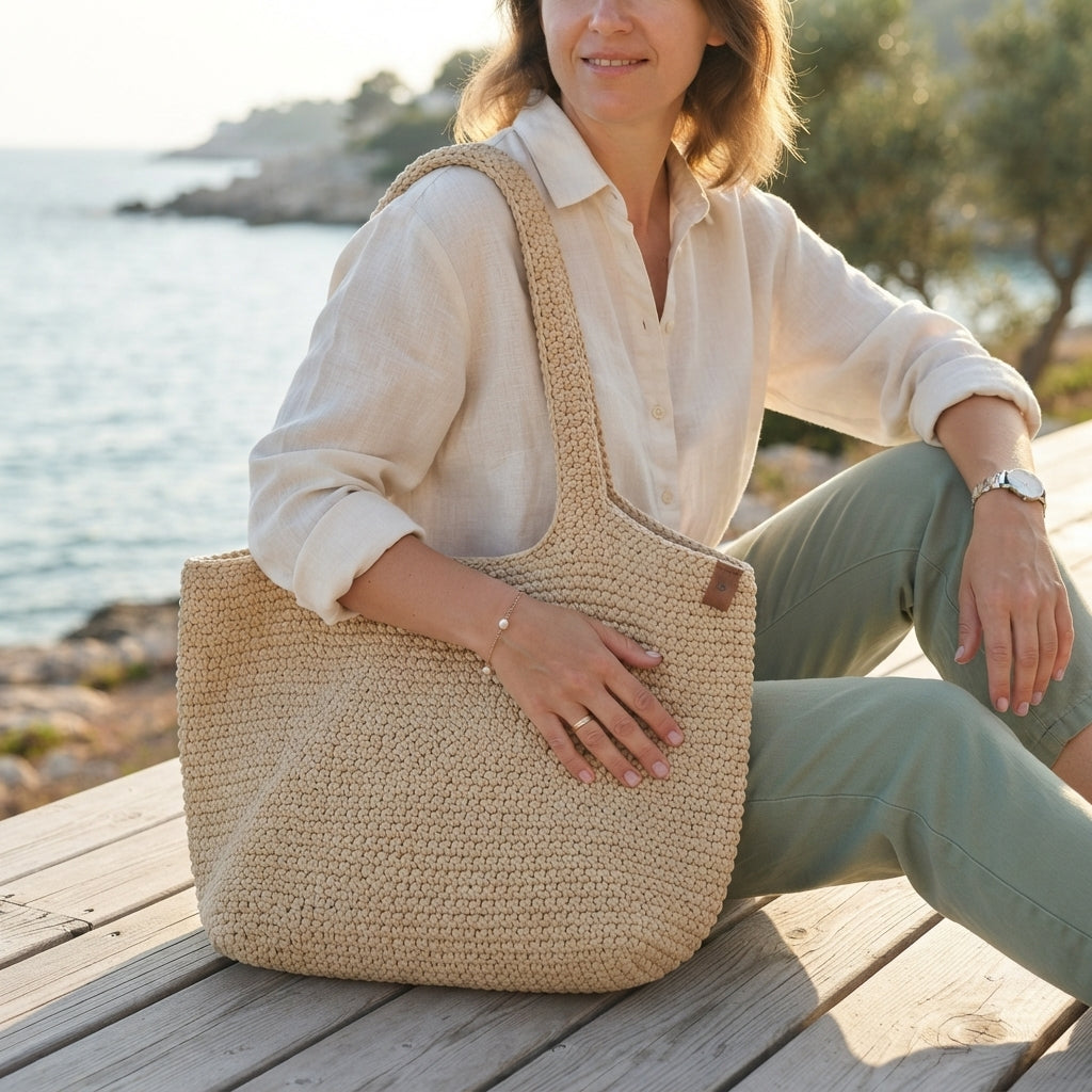 Handbag Summer Tote | Crochet Pattern PDF