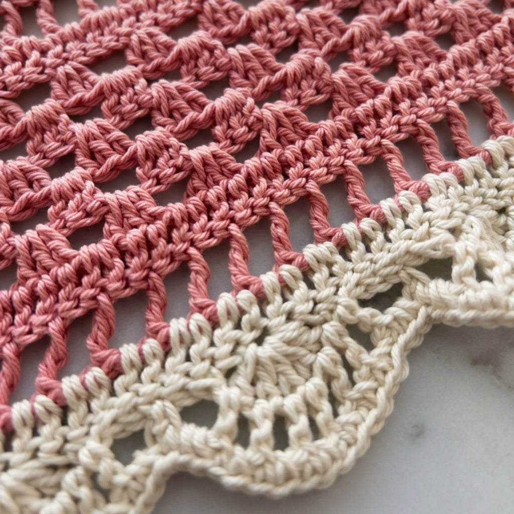 Beginner Boho Lace Kerchief | Crochet Pattern PDF