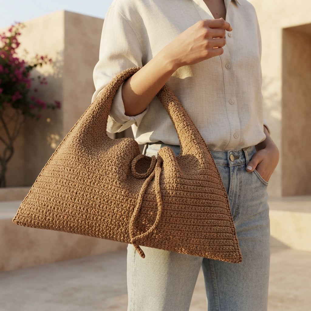 Shoulder Bag Purse Tote V3 | Crochet Pattern PDF