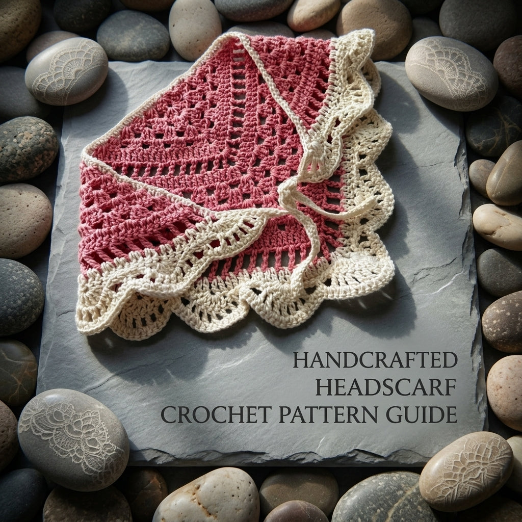Beginner Boho Lace Kerchief | Crochet Pattern PDF