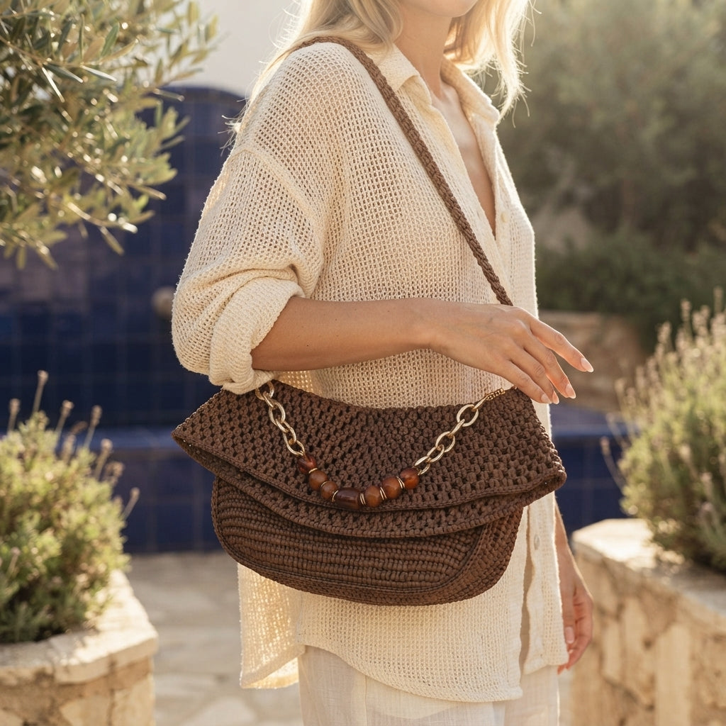 Purse Handbag Shoulder Bag V5 | Crochet Pattern PDF