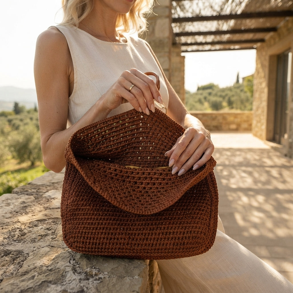 Purse Handbag Shoulder Bag V5 | Crochet Pattern PDF