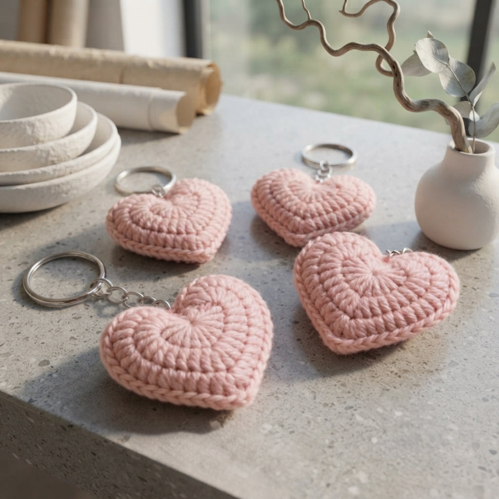 Cute Bag Charm Keyring | Amigurumi PDF Guide