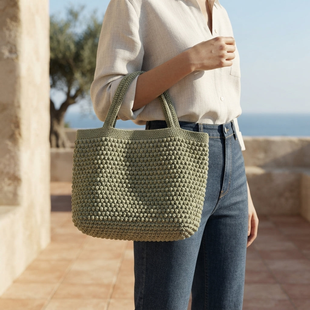 Shoulder Bag Beach Bag Tote V2 | Crochet Pattern PDF