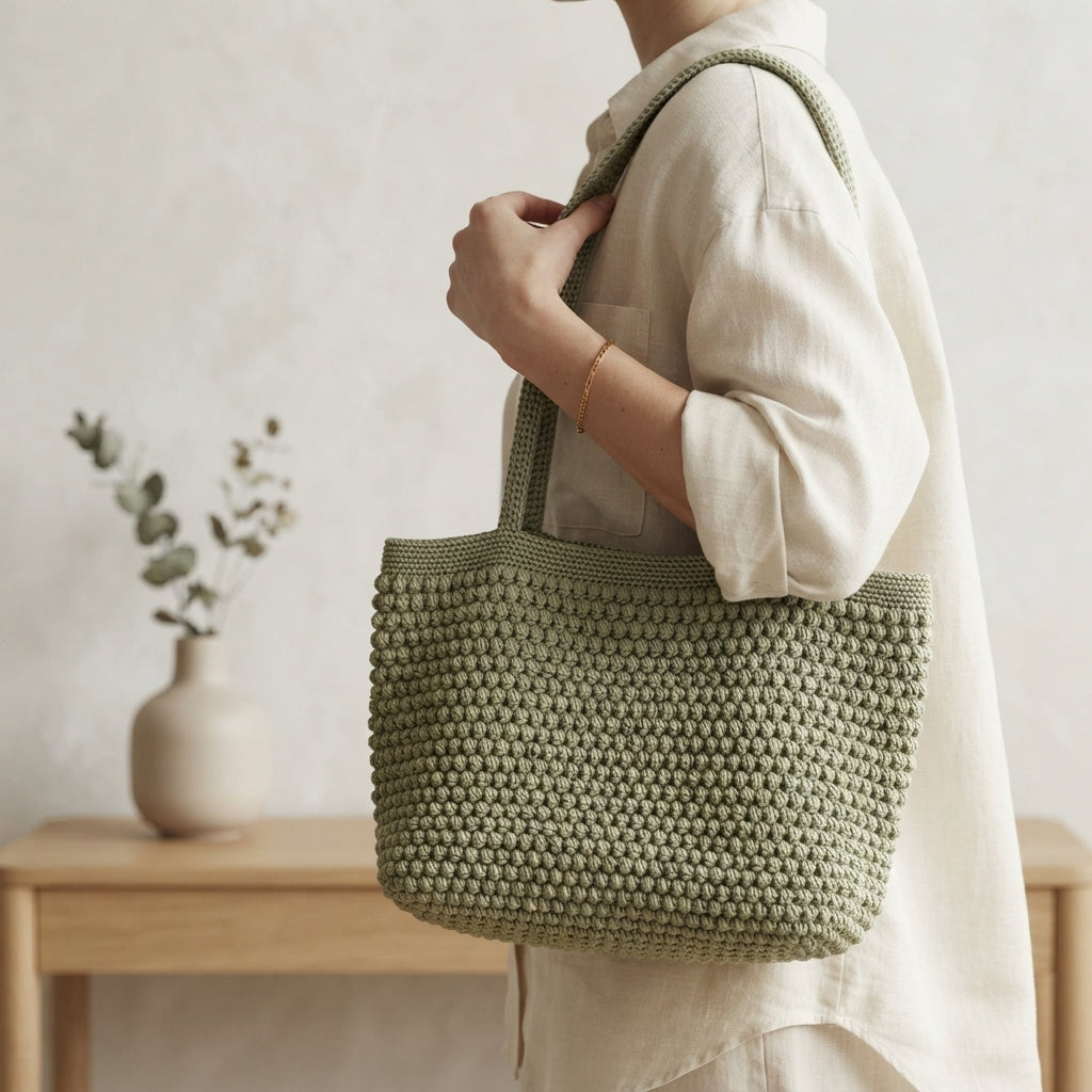 Shoulder Bag Beach Bag Tote V2 | Crochet Pattern PDF