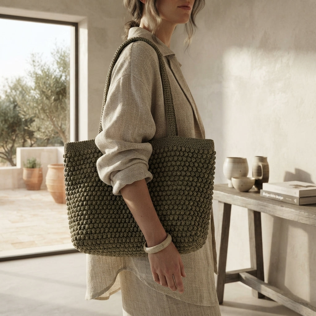 Shoulder Bag Beach Bag Tote V2 | Crochet Pattern PDF
