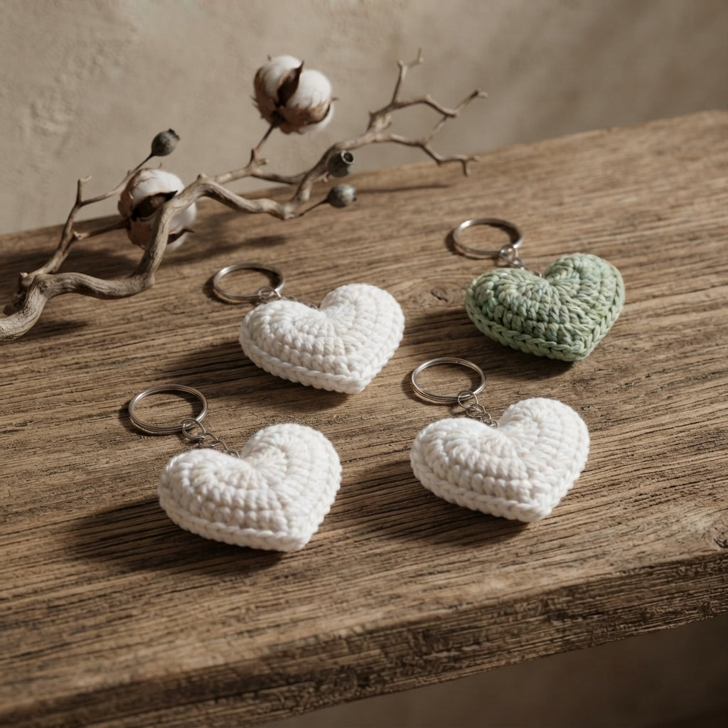 Cute Bag Charm Keyring | Amigurumi PDF Guide