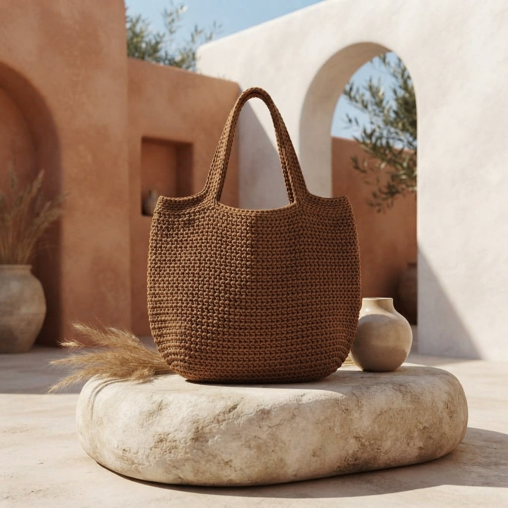 Shoulder Bag Market Bag Tote | Crochet Pattern PDF