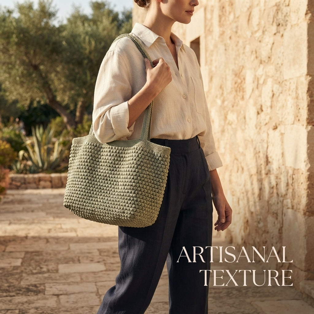Shoulder Bag Beach Bag Tote V2 | Crochet Pattern PDF