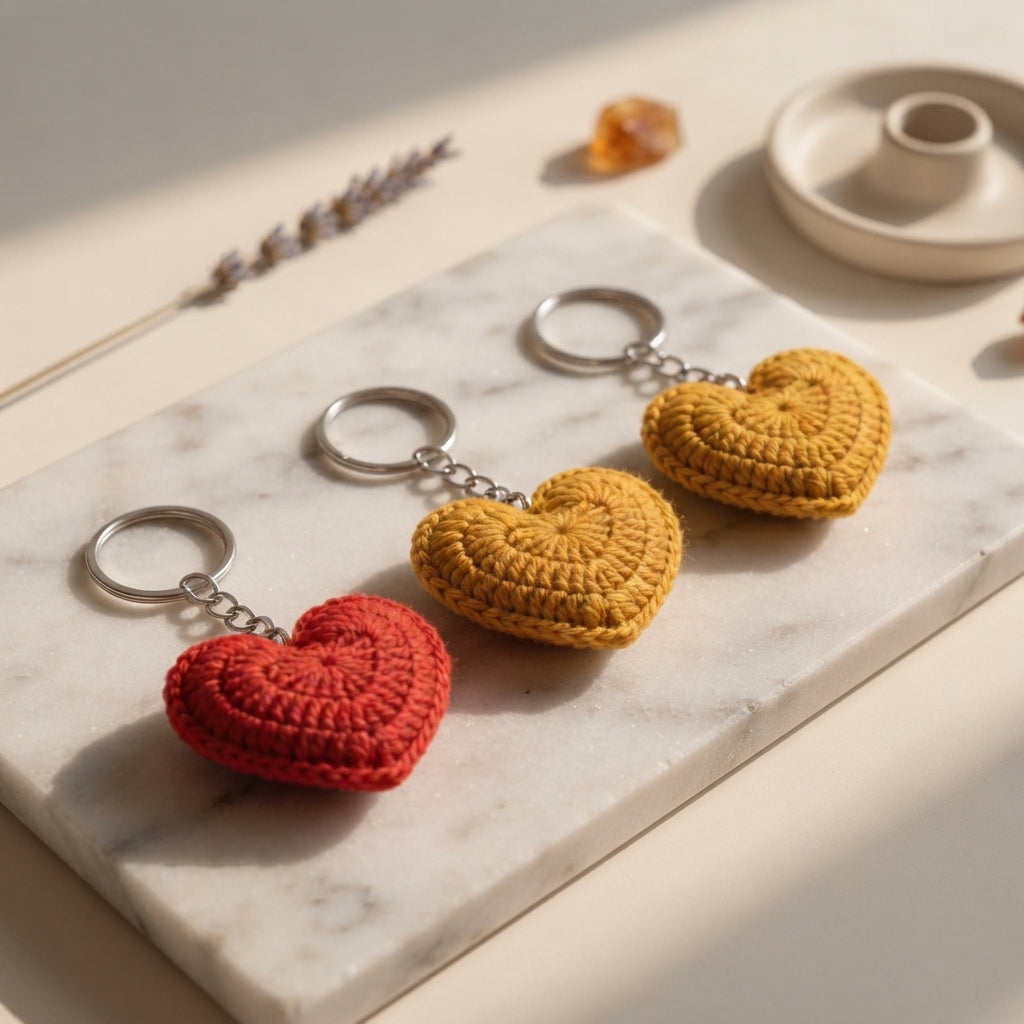 Cute Bag Charm Keyring | Amigurumi PDF Guide