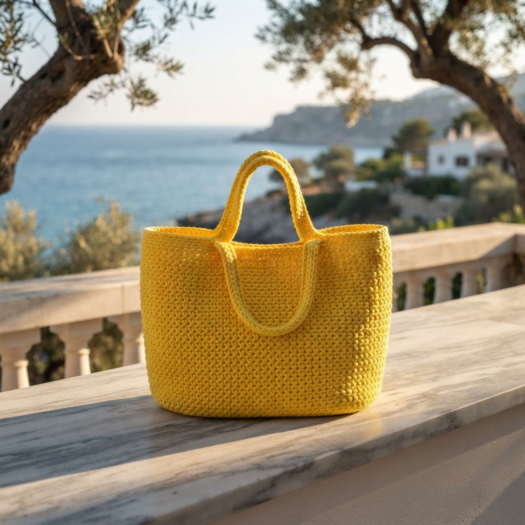 Shoulder Bag Market Bag Tote | Crochet Pattern PDF