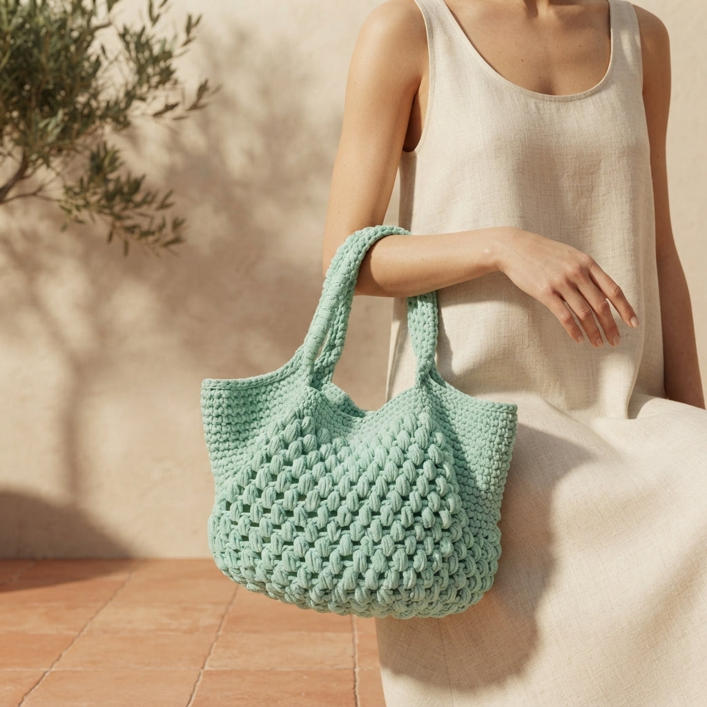 Beach Bag Purse Tote V3 | Crochet Pattern PDF