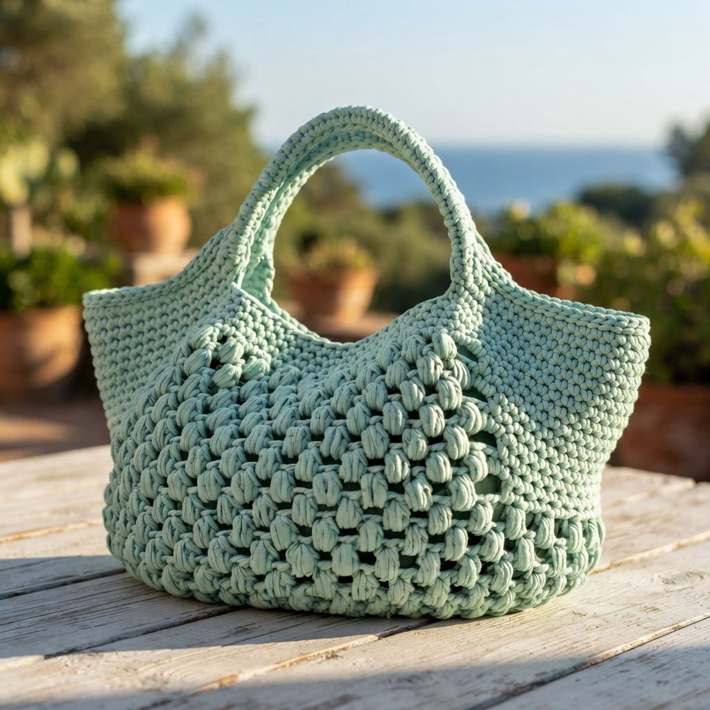 Beach Bag Purse Tote V3 | Crochet Pattern PDF