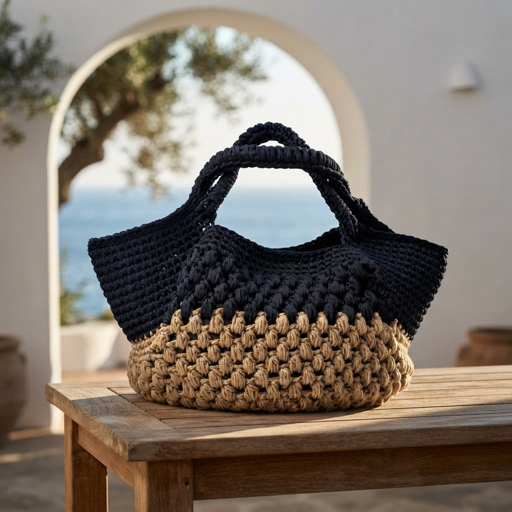 Beach Bag Purse Tote V3 | Crochet Pattern PDF