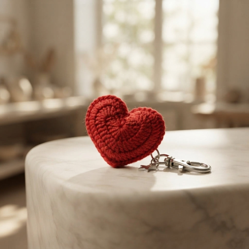 Cute Bag Charm Keyring | Amigurumi PDF Guide