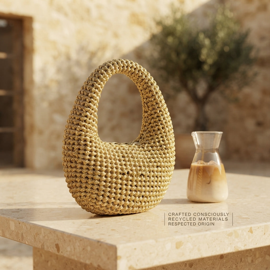 Olive Video Handbag | Crochet Pattern PDF