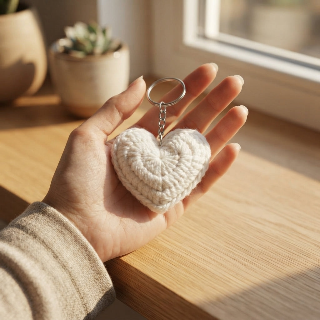 Cute Bag Charm Keyring | Amigurumi PDF Guide