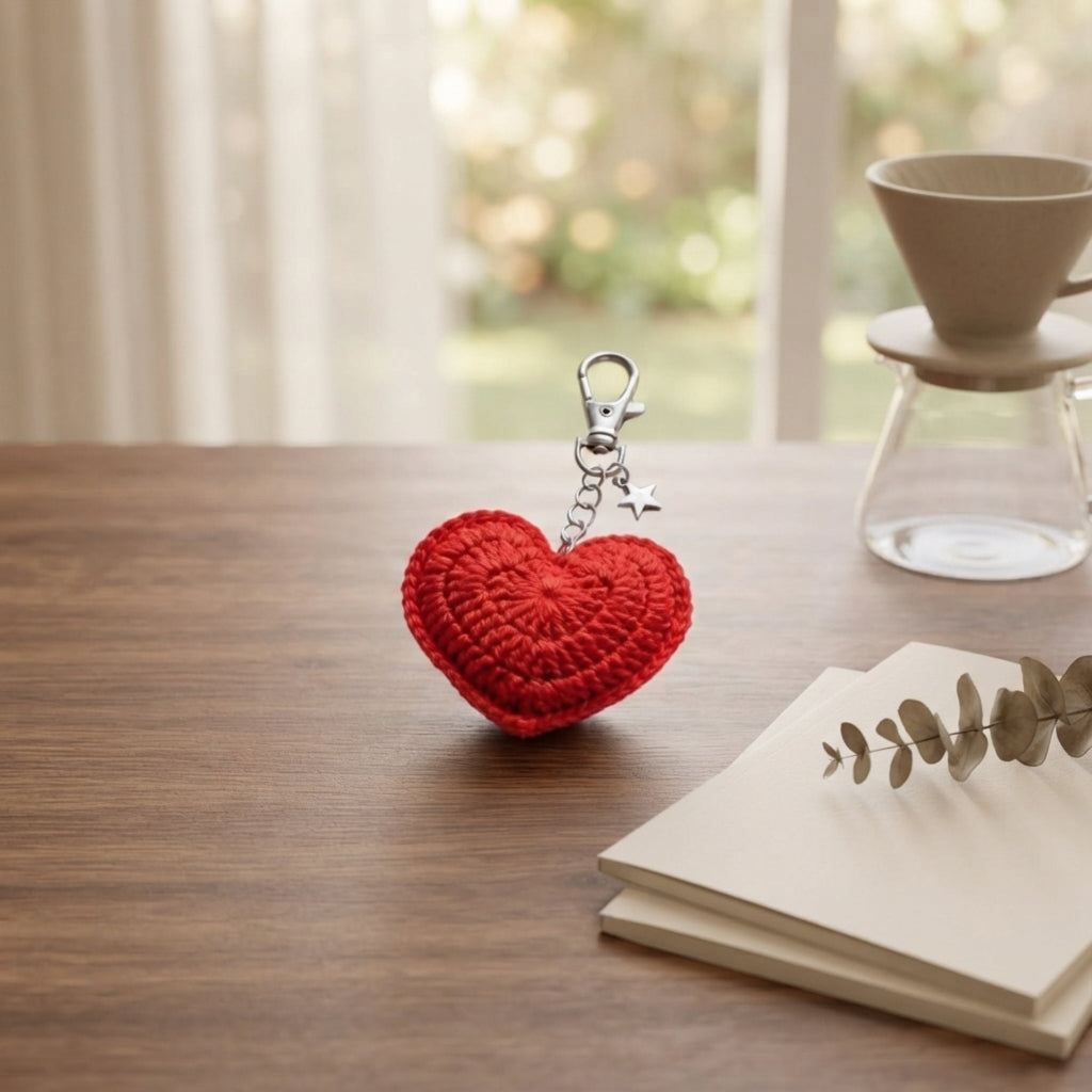 Cute Bag Charm Keyring | Amigurumi PDF Guide