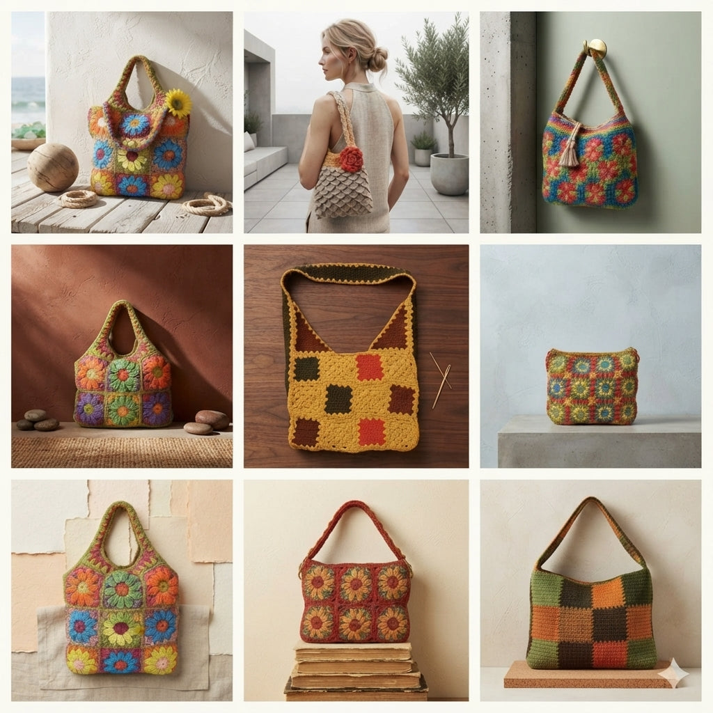 Boho Vintage Pouch V2 | Crochet Pattern PDF