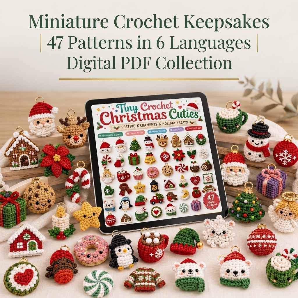Tiny Keychain Charm | Crochet Pattern Download