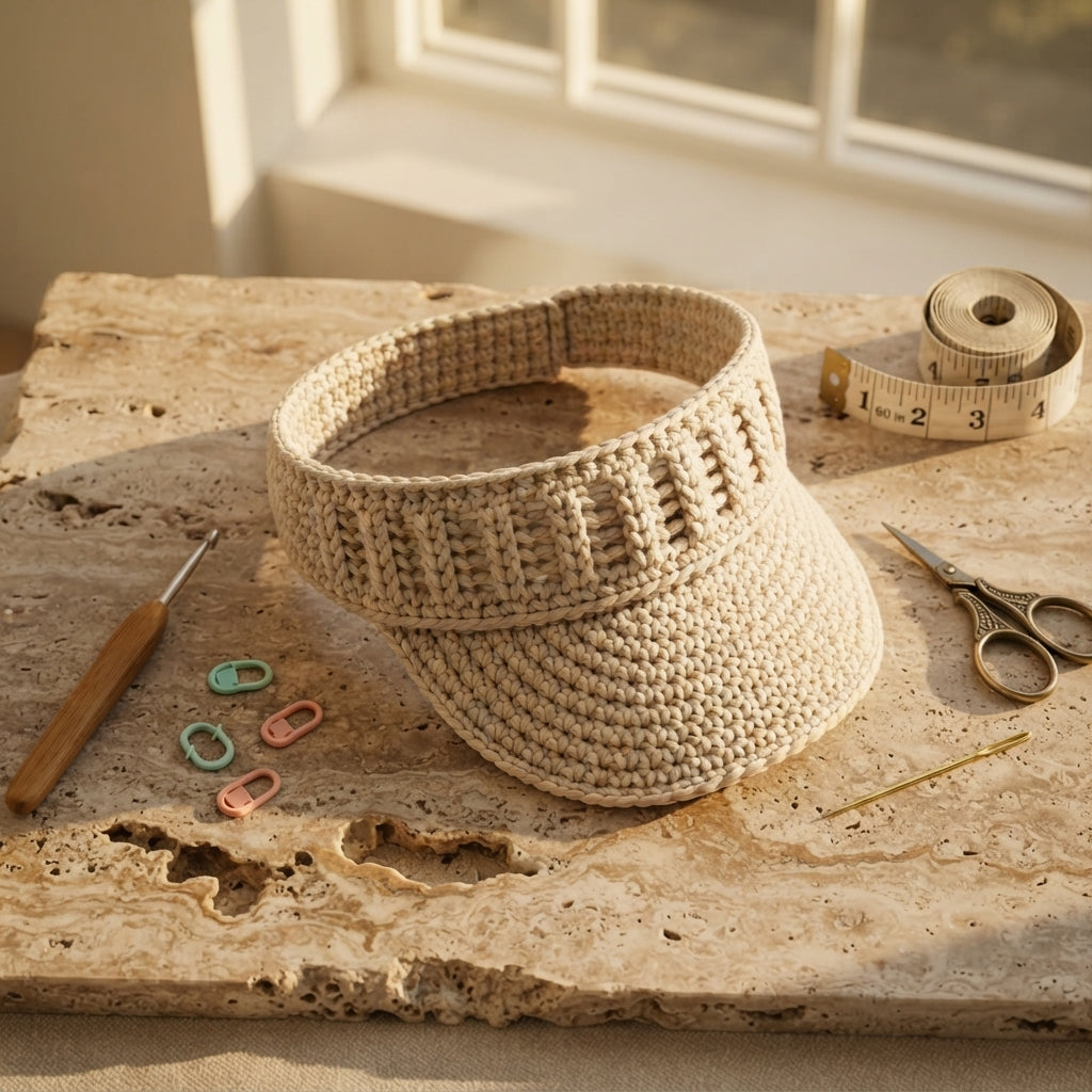 Gorgeous Sun Visor | Summer PDF Pattern — Design 2