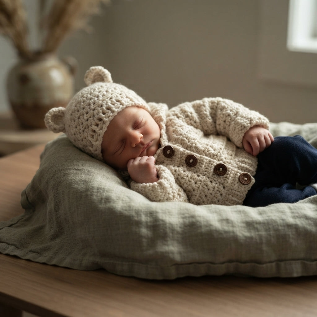 Star Stitch Baby Cardigan Star Stitch v2 | Crochet Pattern PDF