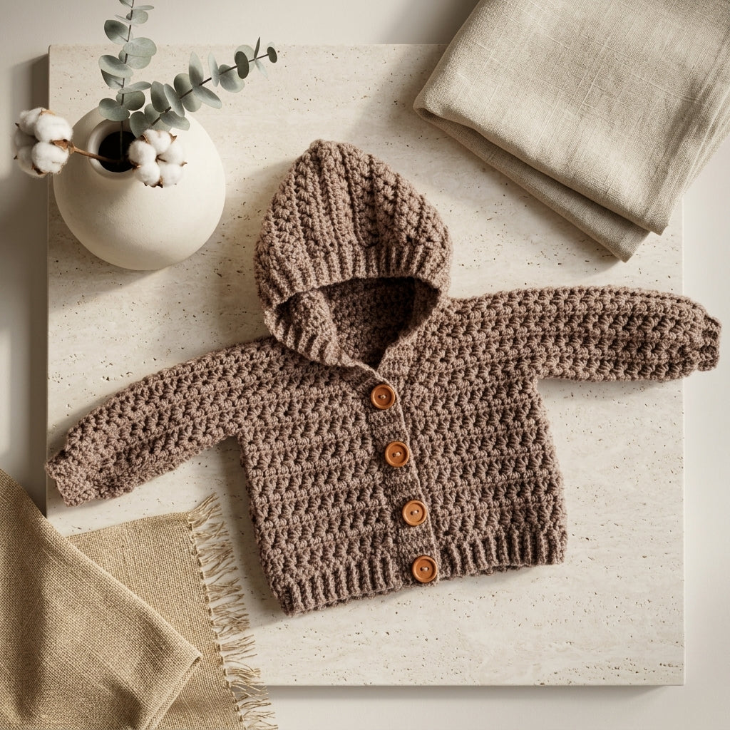 Star Stitch Baby Cardigan Star Stitch v2 | Crochet Pattern PDF