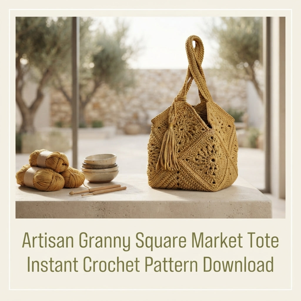 Market Bag Tote | Crochet Pattern PDF