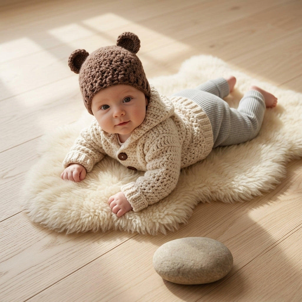 Star Stitch Baby Cardigan Star Stitch v2 | Crochet Pattern PDF