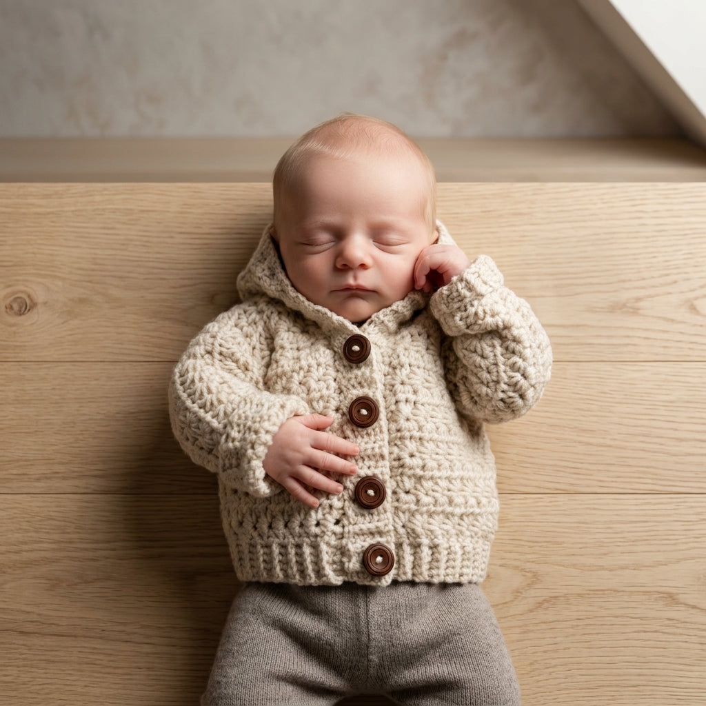 Star Stitch Baby Cardigan Star Stitch v2 | Crochet Pattern PDF