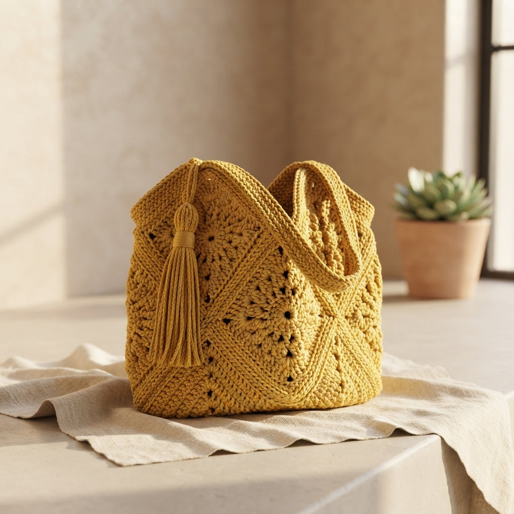 Market Bag Tote | Crochet Pattern PDF