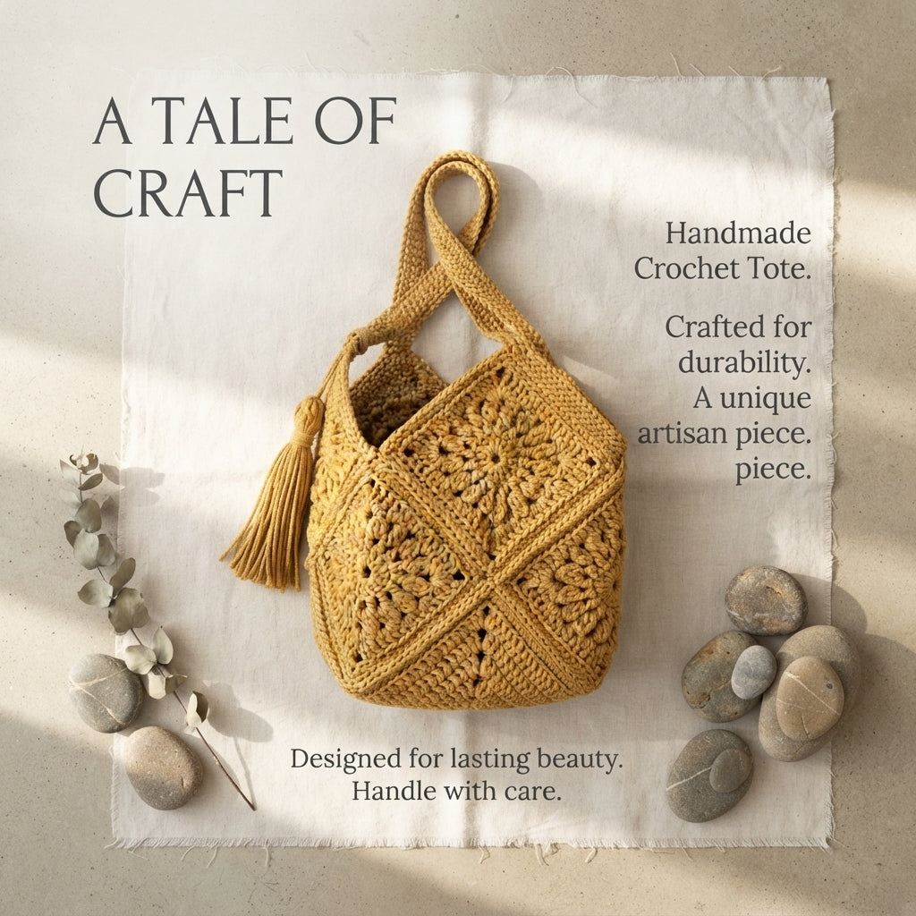 Market Bag Tote | Crochet Pattern PDF