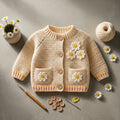 Handmade Cardigan Sweater Baby Cardigan | Crochet Pattern PDF