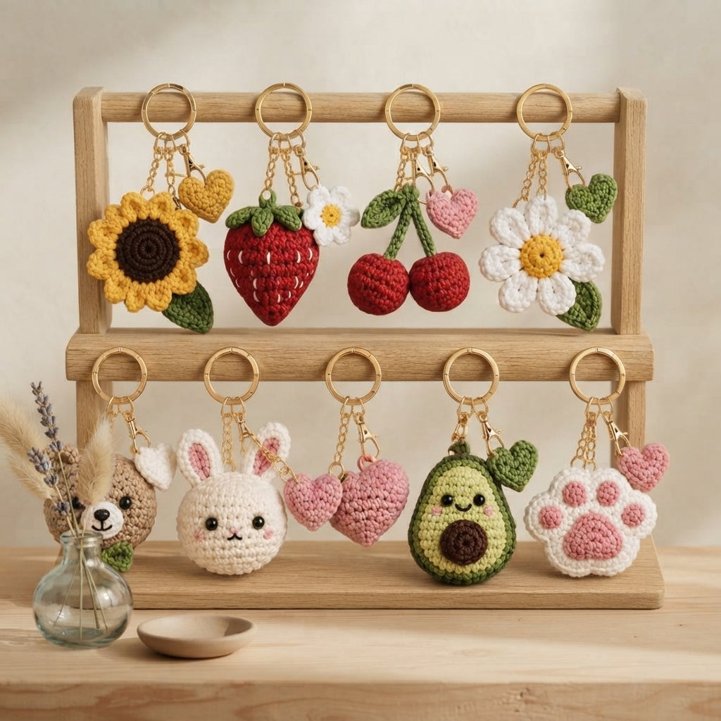 Giant Amigurumi Bundle | 9+ Keychain PDFs