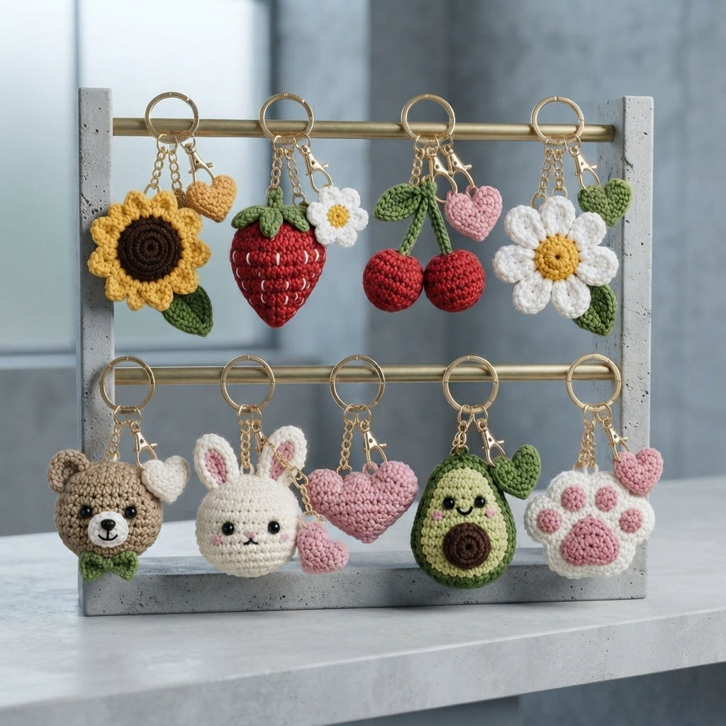 Giant Amigurumi Bundle | 9+ Keychain PDFs