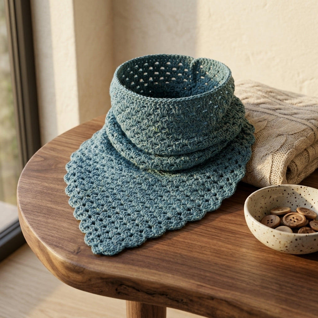 Granny Stitch Coty Cowl | Crochet Pattern PDF