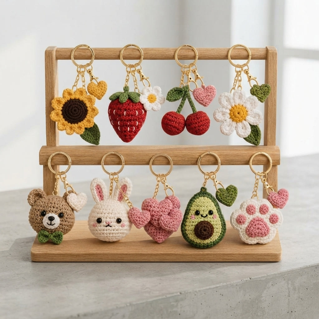 Giant Amigurumi Bundle | 9+ Keychain PDFs