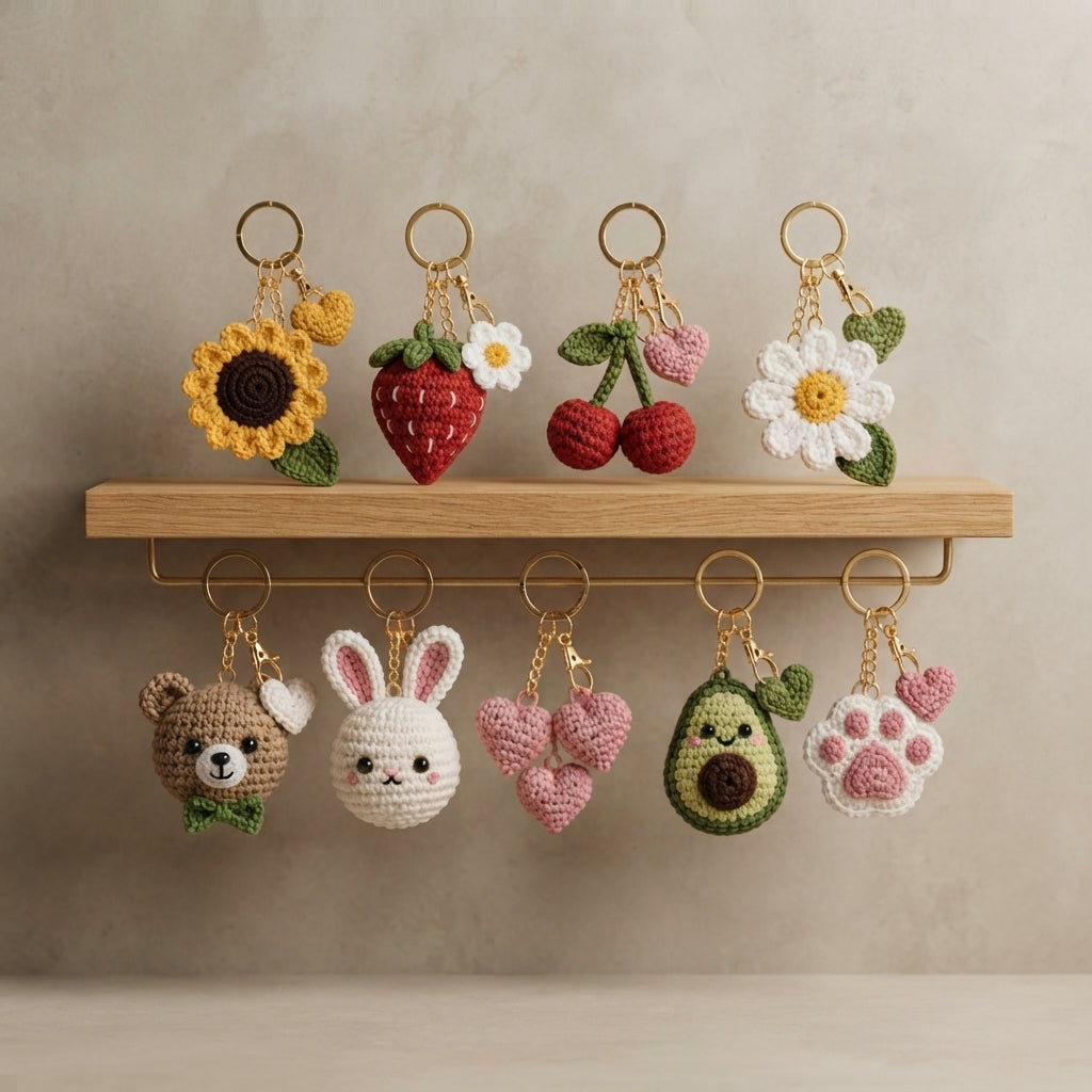 Giant Amigurumi Bundle | 9+ Keychain PDFs