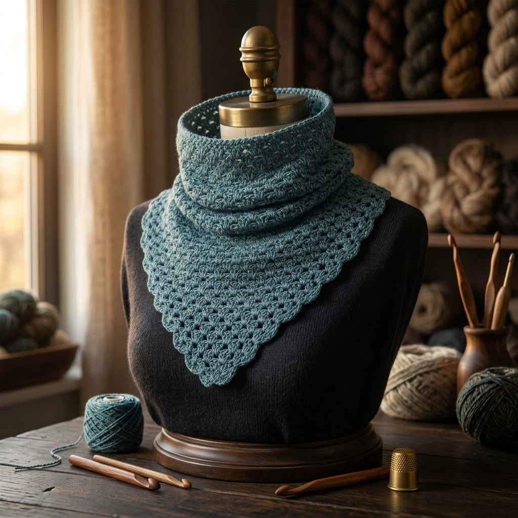 Granny Stitch Coty Cowl | Crochet Pattern PDF