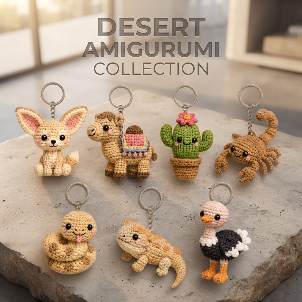 Giant Amigurumi Bundle | 130+ Keychain PDFs