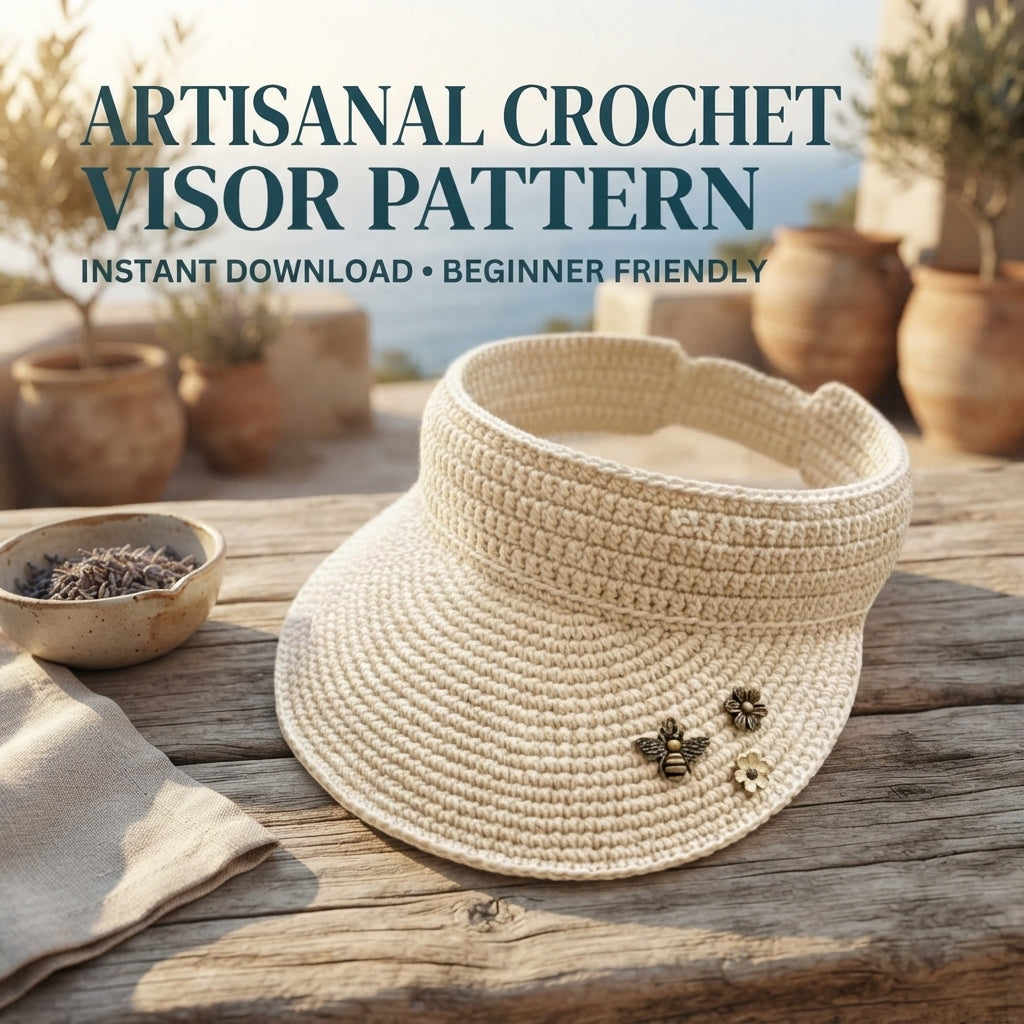 Elegant Summer Hat | Crochet Pattern PDF — Design 2