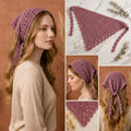 Lacy Kerchief Headband | Easy Crochet Pattern PDF