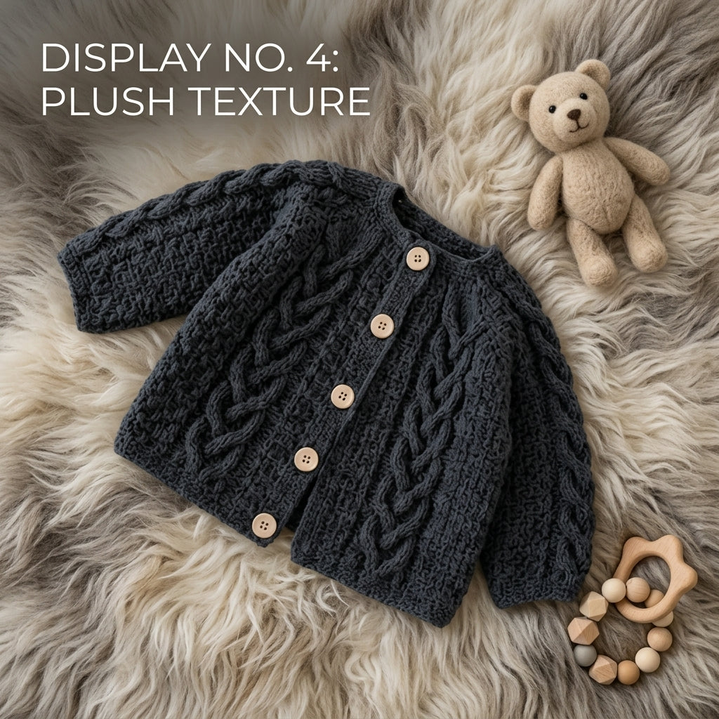 Cable Baby Cardigan Cable v3 | Crochet Pattern PDF