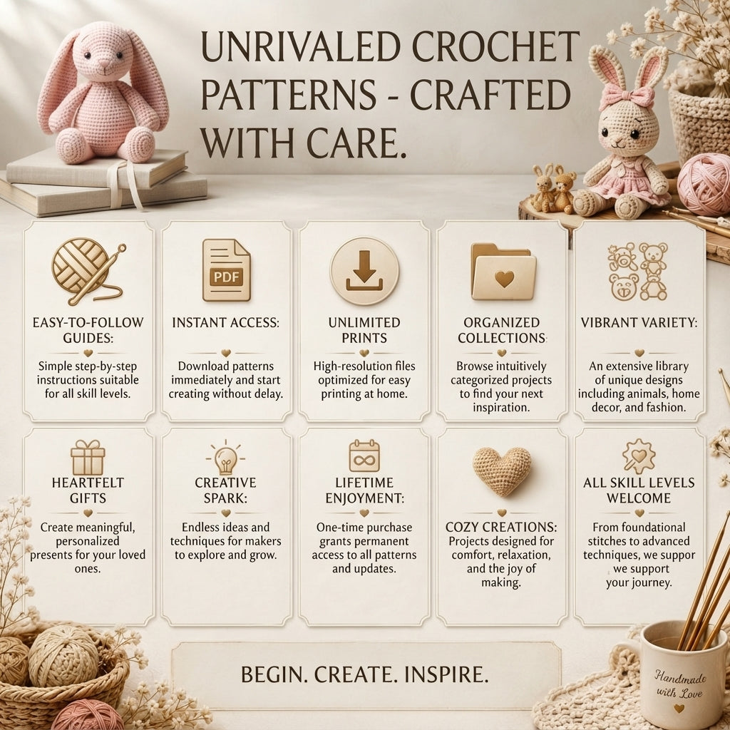 Giant Amigurumi Library V2 | 10000+ Pattern Collection