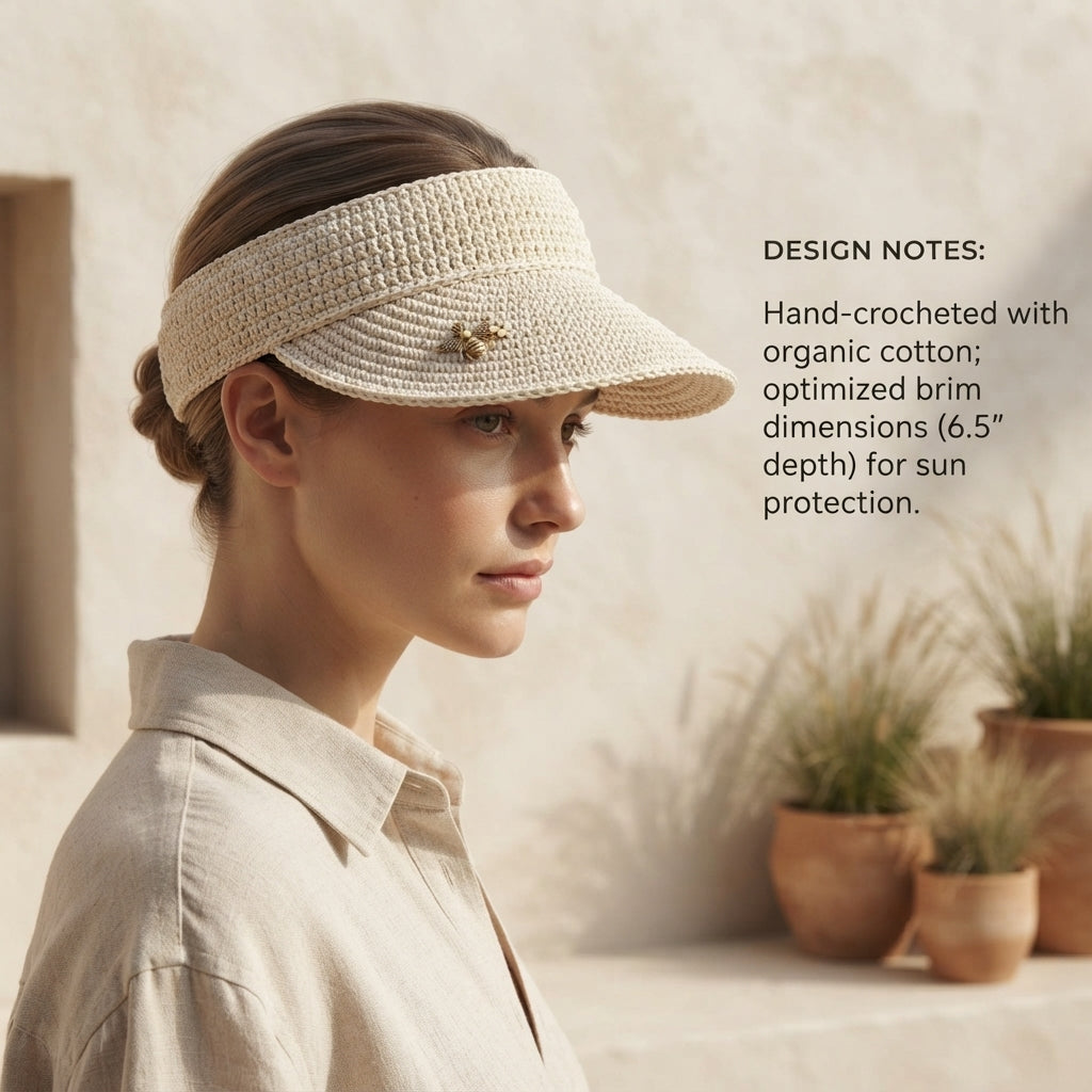 Elegant Summer Hat | Crochet Pattern PDF — Design 2
