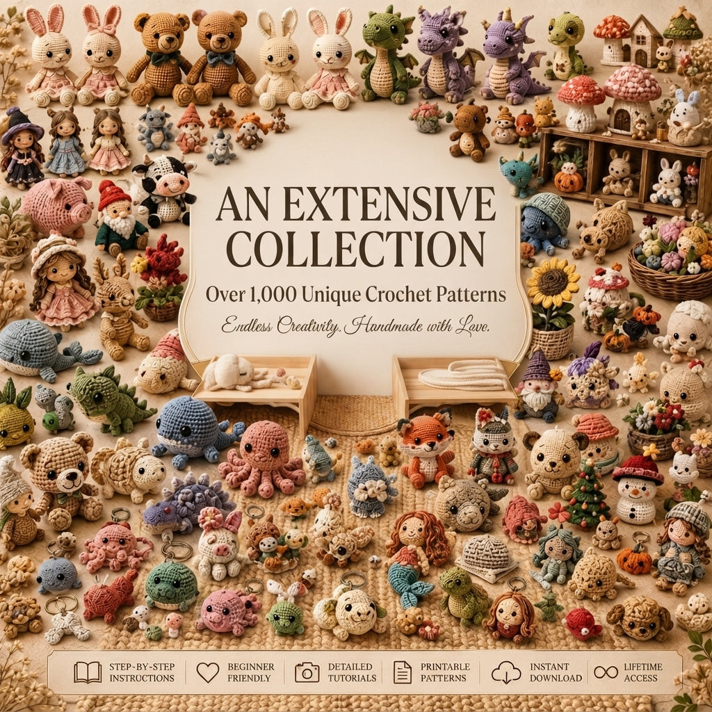 Giant Amigurumi Library V2 | 10000+ Pattern Collection