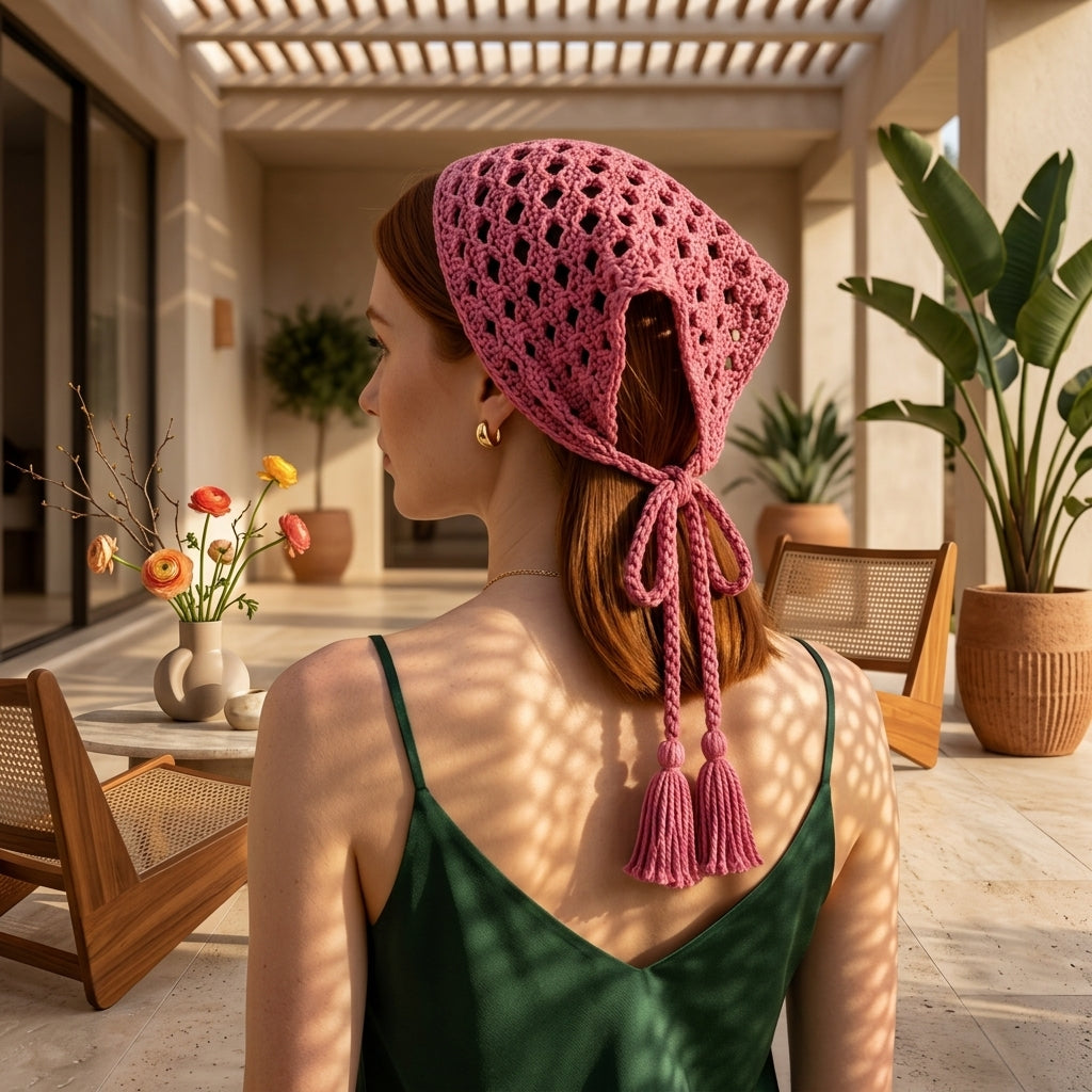 Boho Granny Triangle Wrap | Crochet Pattern PDF