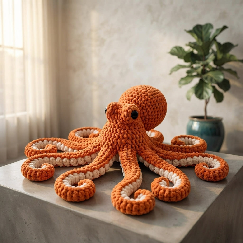 Realistic Octopus | Crochet Pattern PDF